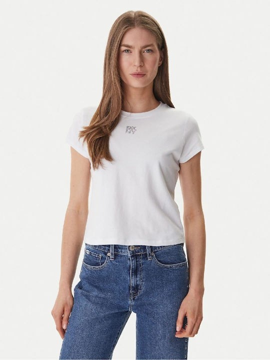 ΛΕΥΚΟ ΚΟΝΤΟ T-SHIRT DKNY